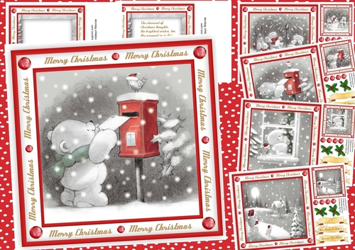4, Card fronta , Teds Christmas + 2 incerts