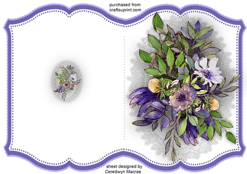 Print and Fold, Forest Flowers