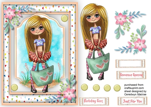 Happy Shopping  Girl 1