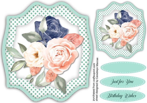 BeautifulNavy and Pink Roses 