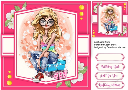 Modern Birthday Girl 1