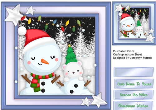 Polar Bear and Snowman