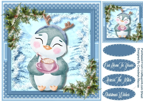 Penguin with His Cocoa