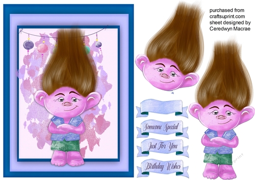 A5 , Troll With Brown    Hair