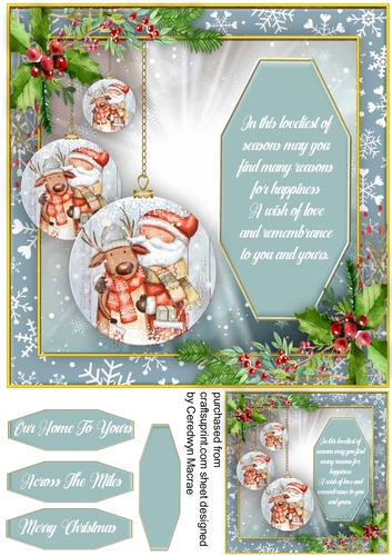 Beautiful Baubles and Santa