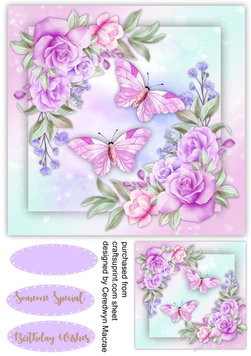 Fantasy Roses and Butterflys 2