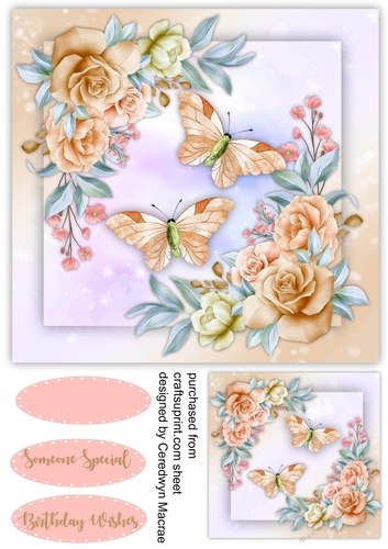 Fantasy Roses and Butterflys  3