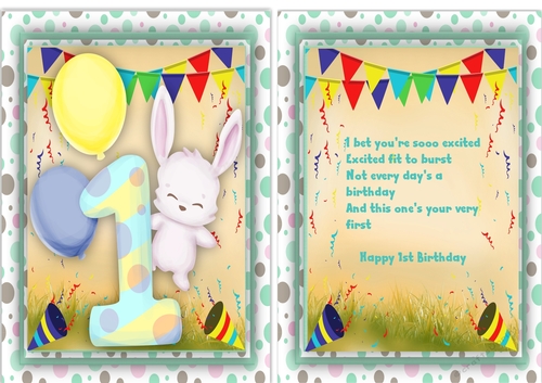Happy 1st Birthday