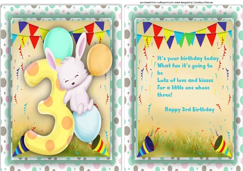 Happy 3rd Birthday