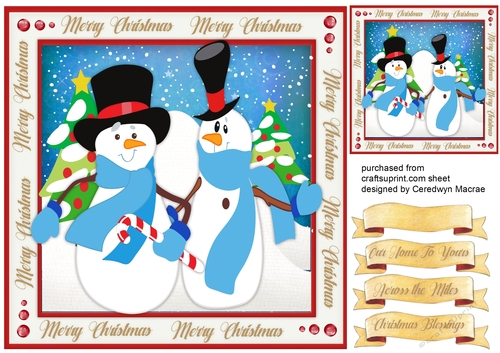 Snowman in Top Hat 4