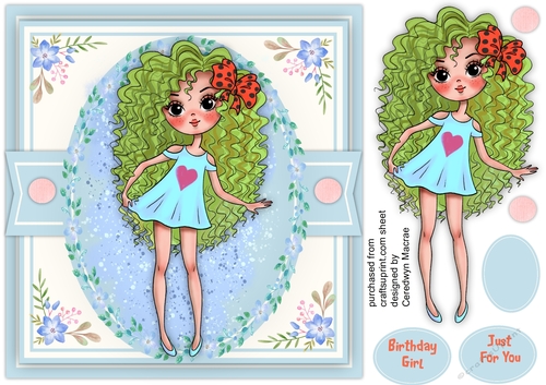 Groovy Birthday Girl  1