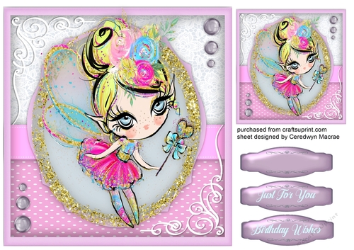 Beautiful Glitter Fairy