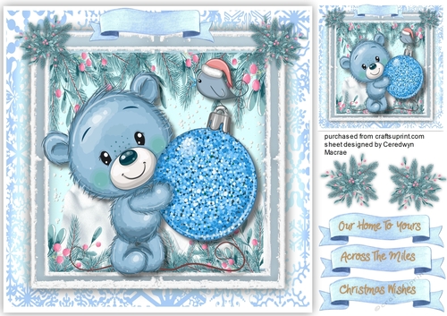 Little Blue Bears Bauble