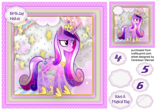 Gorgeous Lilac Unicorn  Pony 