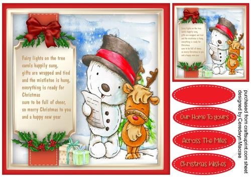 Carolling Duo , With Verse