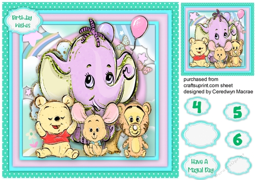 Cute Glittered  Best Of Friends