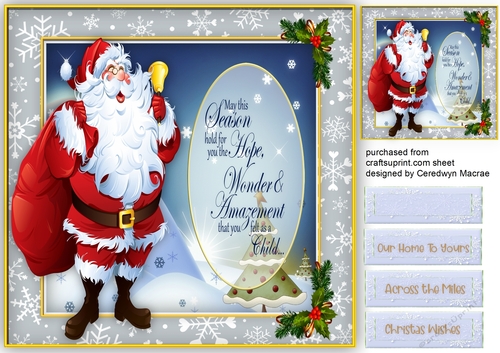 Gorgeous Santa with Verse 4