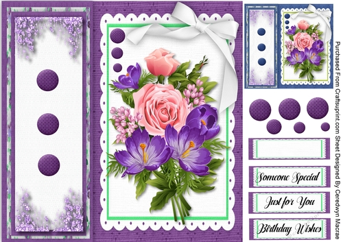   Beautiful Roses and Crocus