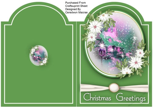 Print and Fold , Christmas Cottage 3