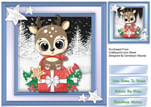 Gorgeous Reindeer Present 