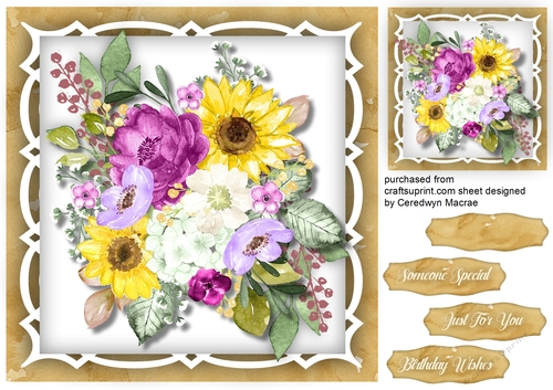 Beautiful Sunflowers and  Roses 