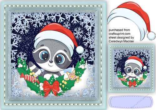 Gorgeous Christmas Badger 
