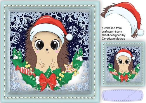 Gorgeous Christmas Hedgehog 