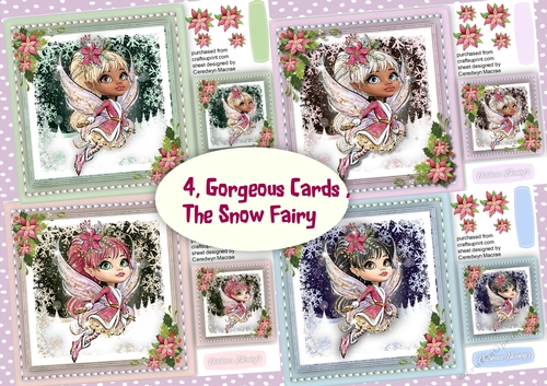 4, Gorgeous Card , The Snow Fairy
