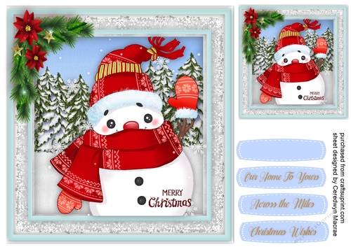 Gorgeous Jolly Snowman