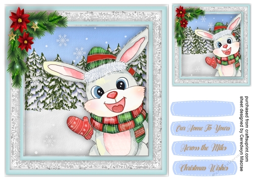 Gorgeous Christmas Rabbit