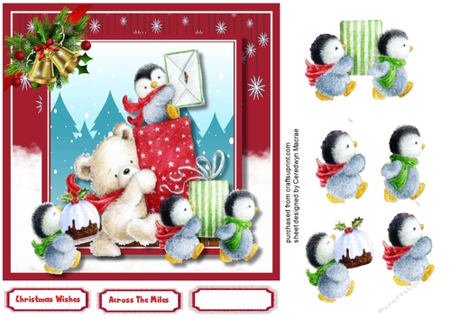 Penguins and Christmas Pud