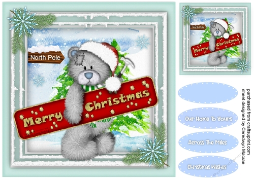 Teds Merry Christmas Board