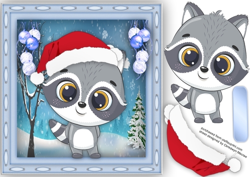 Gorgeous Christmas Badger 