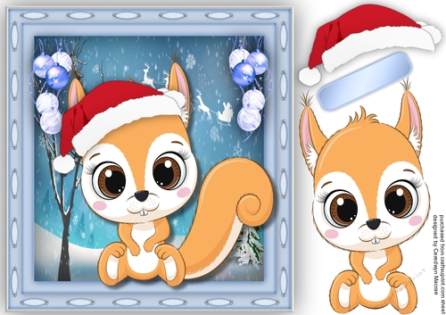 Gorgeous Christmas Squirrel