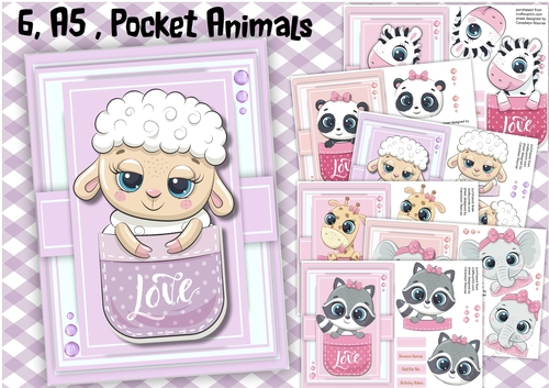 6,A5 Pocket Animals  ,Set1