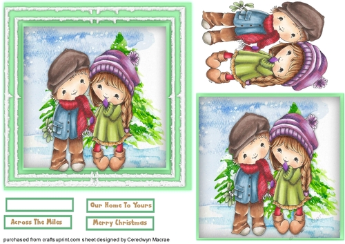 6x6  Cards Winters Kiss