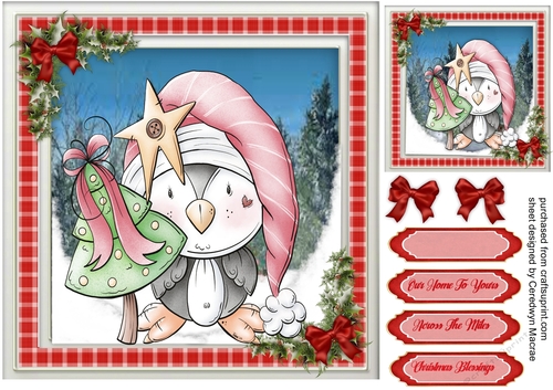 Cute Christmas Penguin