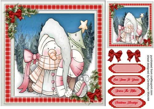 Cute Christmas Snowman