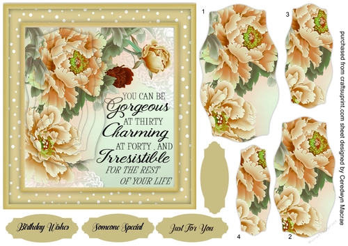 Gorgeous Pyramid card with Quote