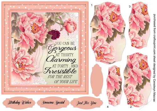 Gorgeous Pyramid card with Quote 2
