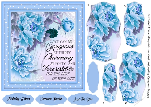 Gorgeous Pyramid card with Quote 3