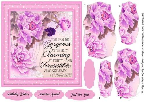 Gorgeous Pyramid card with Quote 4
