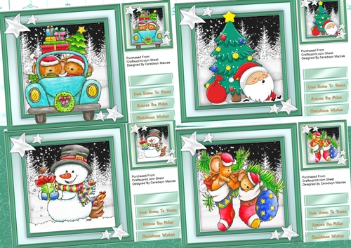 4, Gorgeous Christmas Cards 