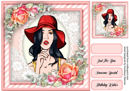 Lady in a Red Hat