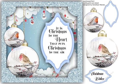 Christmas Baubles and Quote 4
