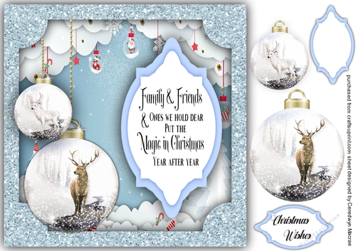 Christmas Baubles and Quote 3