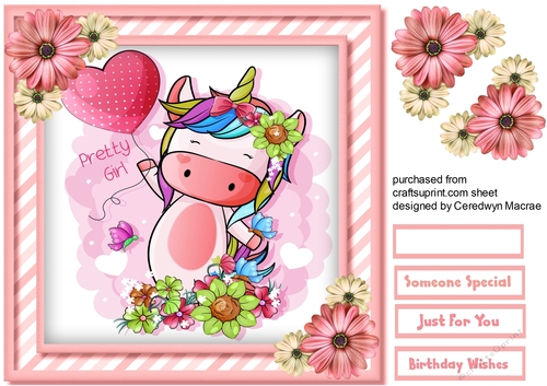 Unicorns Happy Birthday 3