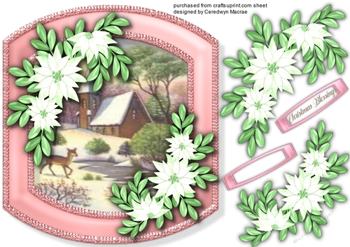 Shaped Card , Christmas Deer