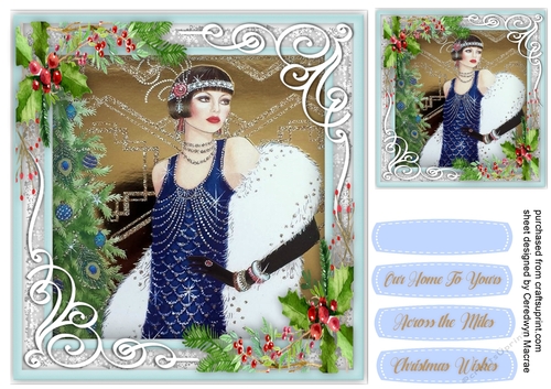 Beautiful Art Deco Lady 1