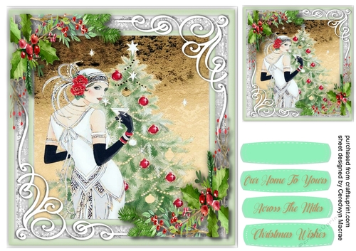 Beautiful Art Deco Lady  3